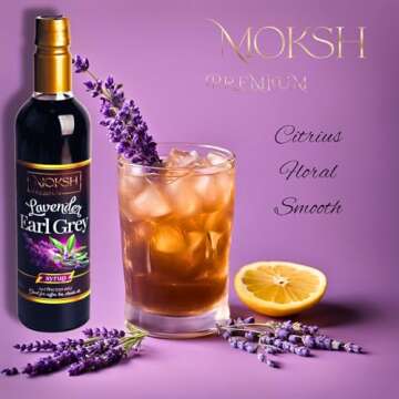 Lavender Earl Grey Syrup - Premium Cocktail Enhancer