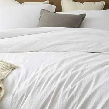 Byourbed Natural Loft Oversized Queen Comforter Set - Luxuriously Soft White Bedding