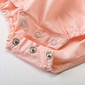 Colorful Childhood Baby Romper Pink Jumpsuit for Girls