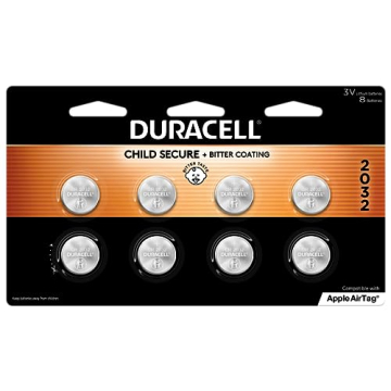 Duracell 2032 Lithium Battery 8-Pack: Safe, Long-Lasting Power for Your Devices