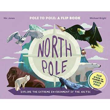 North Pole / South Pole: Pole to Pole: a Flip Book - Explore the Extreme Environment of the Arctic/A...