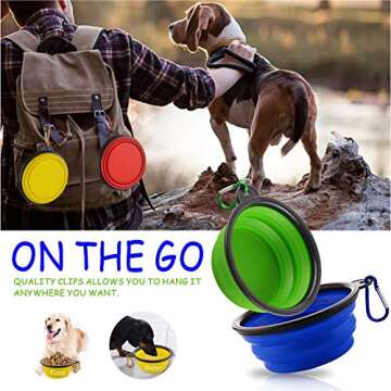 Kathy Collapsible Dog Bowl Set - Travel Feeding Solution