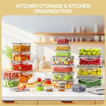 50-Piece Airtight Food Storage Containers Set