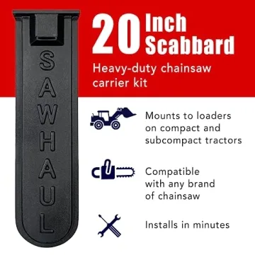 SawHaul Chainsaw Carrier Kit for Tractors, Easy Install