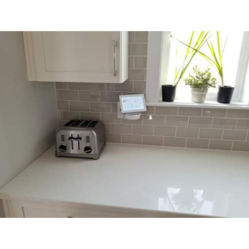 The Google Home Hub Nest Hub [Gen 1 and Gen 2] Mount for Electrical Outlets. Full Swivel. Installs in Seconds. Hidden Cord Storage. Award Winning Design. Works on All Vertical Outlets.