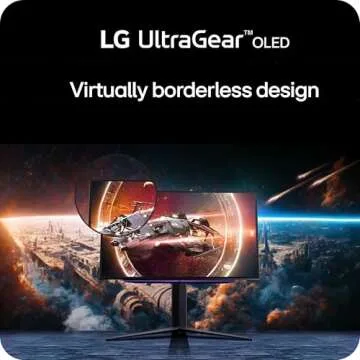 LG ‎27GS95QE 27-inch Ultragear OLED Gaming Monitor QHD 240Hz 0.03ms DisplayHDR True Black 400 AMD FreeSync Premium Pro NVIDIA G-Sync HDMI 2.1 DisplayPort Tilt/Height/Swivel Stand Black