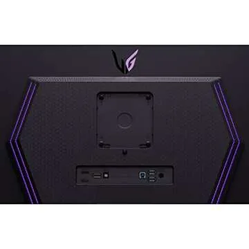 LG ‎27GS95QE 27-inch Ultragear OLED Gaming Monitor QHD 240Hz 0.03ms DisplayHDR True Black 400 AMD FreeSync Premium Pro NVIDIA G-Sync HDMI 2.1 DisplayPort Tilt/Height/Swivel Stand Black