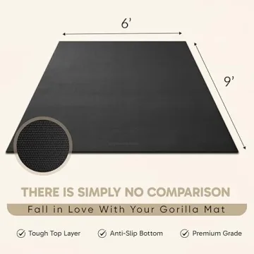 Gorilla Mats Extra Large Exercise Mat - Non-Slip Home Gym Solution