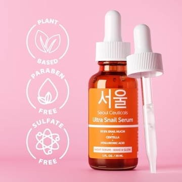 SeoulCeuticals 97.5% Snail Mucin Serum for Youthful Skin