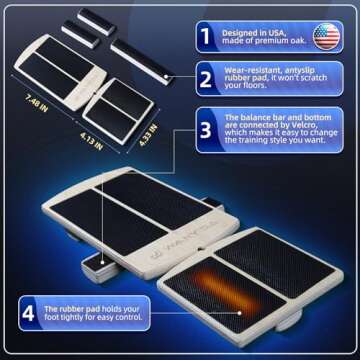 Ankle Foot Strengthener Exerciser for Balance and Pain Relief