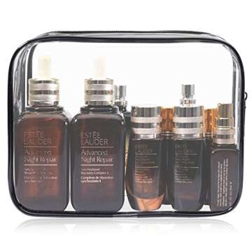 Lermende Clear Toiletry Bag - TSA Approved Travel Essential