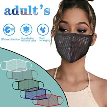 Breathable Mesh Face Masks for Adults - Fashionable & Compliant