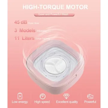 Portable Mini Washing Machine 11L for Easy Laundry
