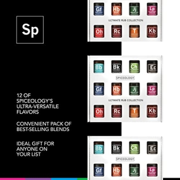 Spiceology Ultimate Rub Collection - 12 Gourmet Spice Blends