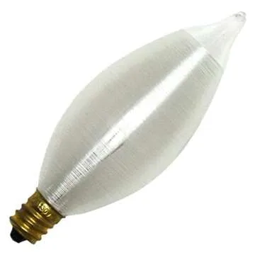 Bulbrite 60W Spunlite C11 Chandelier Bulbs - Elegant Lighting Upgrade