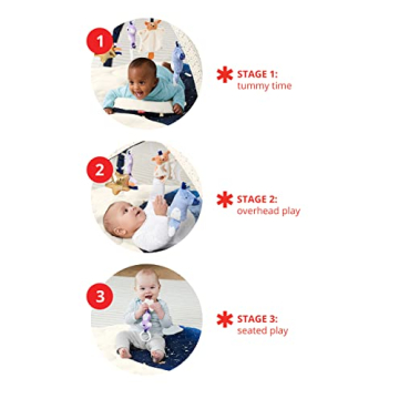 Skip Hop Celestial Dreams Tummy Time Mat 3-in-1 Gym