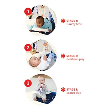 Skip Hop Celestial Dreams Tummy Time Mat 3-in-1 Gym