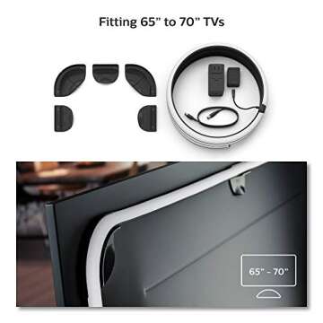 Philips Hue Play Gradient 65" Smart TV Light Strip - Flowing Multicolor LED Color-Changing TV BackLight - Sync with TV, Music, and Gaming - Requires Bridge and Sync Box - Control with App or Voice