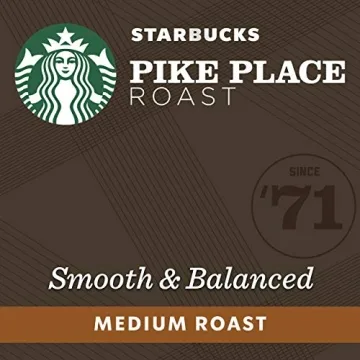 Starbucks by Nespresso Original Line, Pike Place, Medium Roast Coffee, 50-count Espresso Pods
