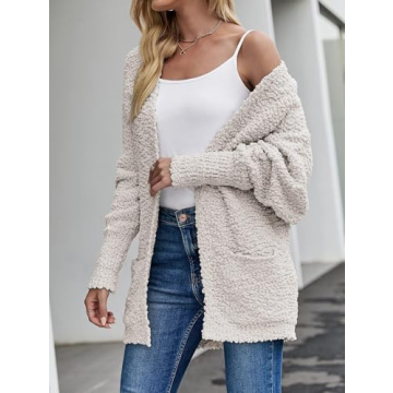 Cozy ZESICA Fall Popcorn Cardigan - Perfect for Every Occasion!
