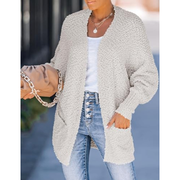 Cozy ZESICA Fall Popcorn Cardigan - Perfect for Every Occasion!