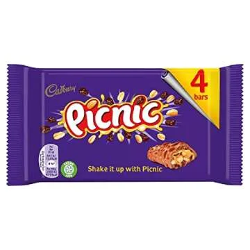 Original Cadbury Picnic Bars - Chewy & Crunchy Treats Imported from UK