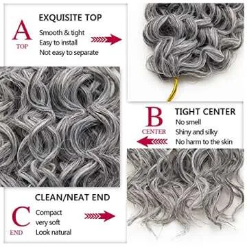 GoGo Curl Water Wave Crochet Hair Extensions 10in-24in