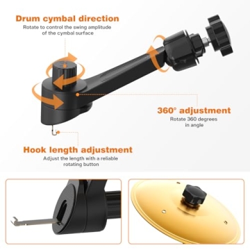 Mini Drum Crash Cymbal for Car - Fun Musical Gift