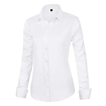 J.VER Women's Long Sleeve Shirt - Wrinkle-Free & Stylish