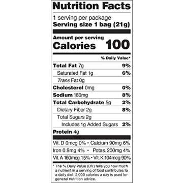 Rhythm Superfoods Kale Chips, Original, Organic and Non-GMO, 0.75 Oz (Pack of 8) Single Serves, Vegan/Gluten-Free Superfood Snacks