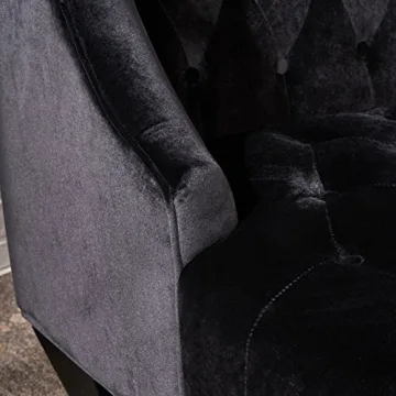 Christopher Knight Home Leora Velvet Wingback Loveseat