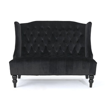 Christopher Knight Home Leora Velvet Wingback Loveseat