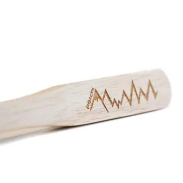 Psychi Wooden Boar Hair Cleaning Brush for Climbers