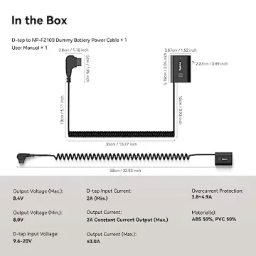 SmallRig Dummy Battery for Sony Cameras - Uninterrupted shooting