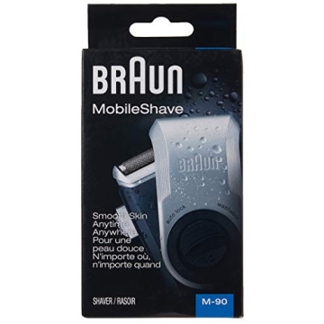 Braun M90 Mobile Electric Shaver for Men With Trimmer