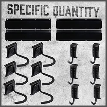 HORUSDY Bike Storage Rack for 6 Bikes and Helmets Hooks