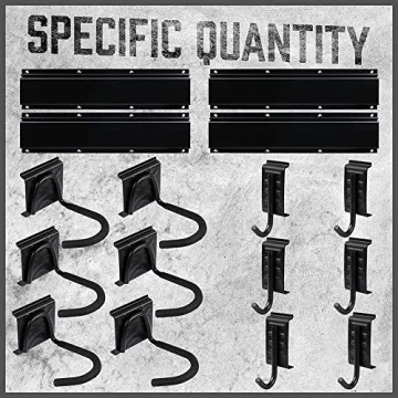 HORUSDY Bike Storage Rack for 6 Bikes and Helmets Hooks