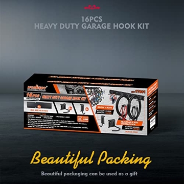 HORUSDY Bike Storage Rack for 6 Bikes and Helmets Hooks