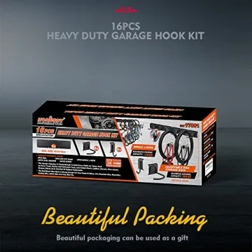 HORUSDY Bike Storage Rack for 6 Bikes and Helmets Hooks