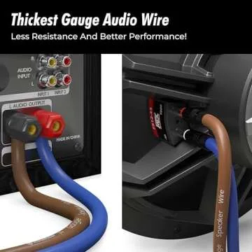 InstallGear 14 Gauge Speaker Wire 100 ft Cable, 14 AWG Speaker Wire Cable, True Spec Soft Touch Cables | Great use for Car Audio Speaker Wire, Stereos, Home Theater Speakers, Surround Sound