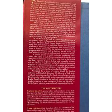 The Elements of Style: A Practical Encyclopedia of Interior Architectural Details from 1485 to the P...