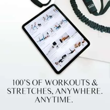 COREFIRST Resistance Pilates System - World’s Best Portable, Reformer Style Pilates – Slim Premium Resistance Bands Set – Lightweight Travel Portable for Home – App Workouts for All Levels