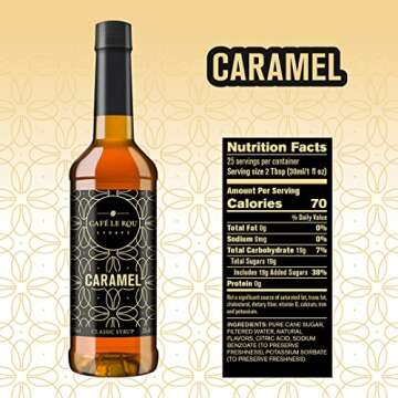 Café Le Rou 5-Pack Coffee Flavoring Syrup Variety