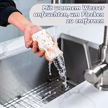 Scrub Daddy Eraser Daddy 10x, Magic Eraser Sponge for Painted Walls, Skirting Board Cleaner, Melamine Sponges, Dual-Sided Scrubber Pads, All Purpose Cleaning Sponges, Magical Mark Remover, 2 Pack