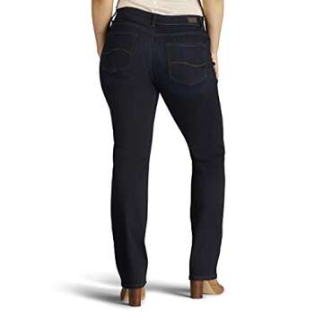 Lee Women's Plus Size Ultra Lux Comfort Straight Leg Jean