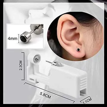 Lyuxzad Nose Piercing Gun - 2 Pack Easy Nose Piercing Kit