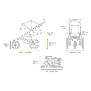 Thule Urban Glide 2 All-Terrain Jogging Stroller