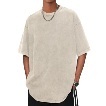 Aelfric Eden Men's Oversized Vintage Cotton Tee - Ultimate Streetwear Comfort