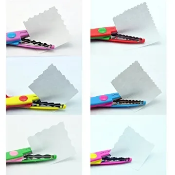 UCEC Craft Scissors Decorative Edge 6 Pack for Kids and Adults