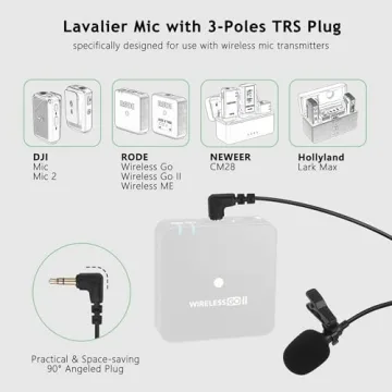 Lavalier Microphone Set for DJI & RODE Go II